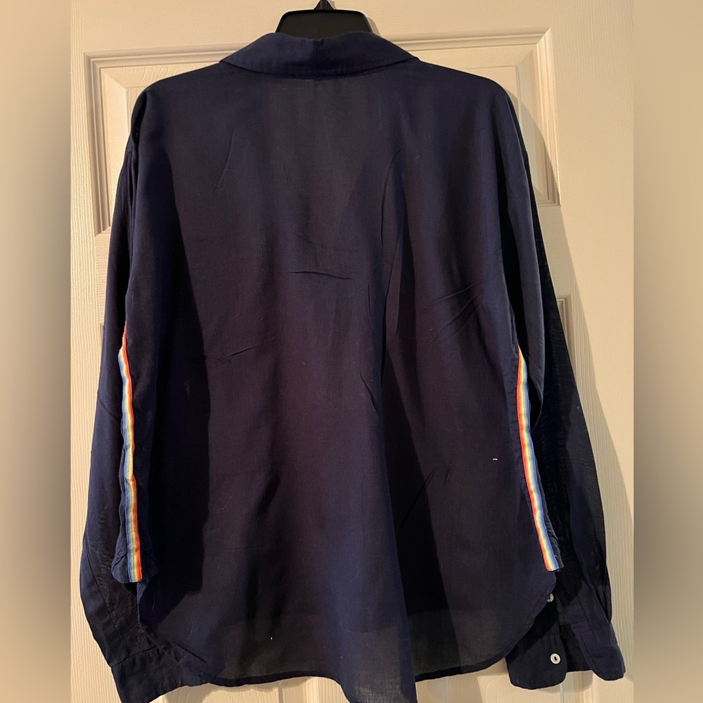 Sundry Blouse in Navy Blue Size 3 - Picture 2 of 4